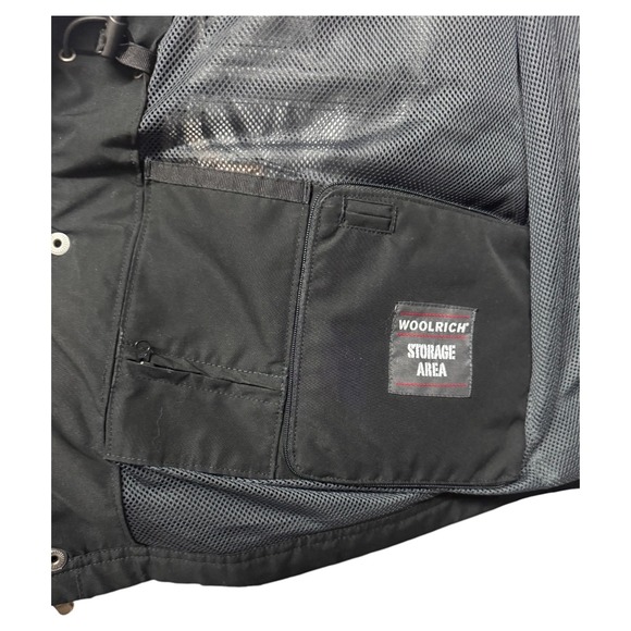 Woolrich Mens Black Full Zip Cargo Pocket Utility Jacket - Picture 4 of 10
